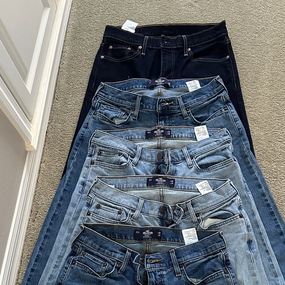 Hollister Men's Straight Jeans - Assorted Blues - Picture 1 of 1